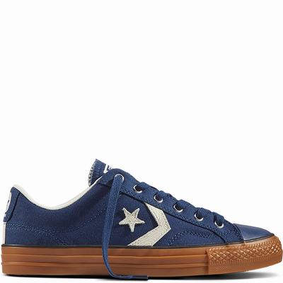 Converse Star Player Low Tops Mens - Navy Shoes (338GAFLE)
